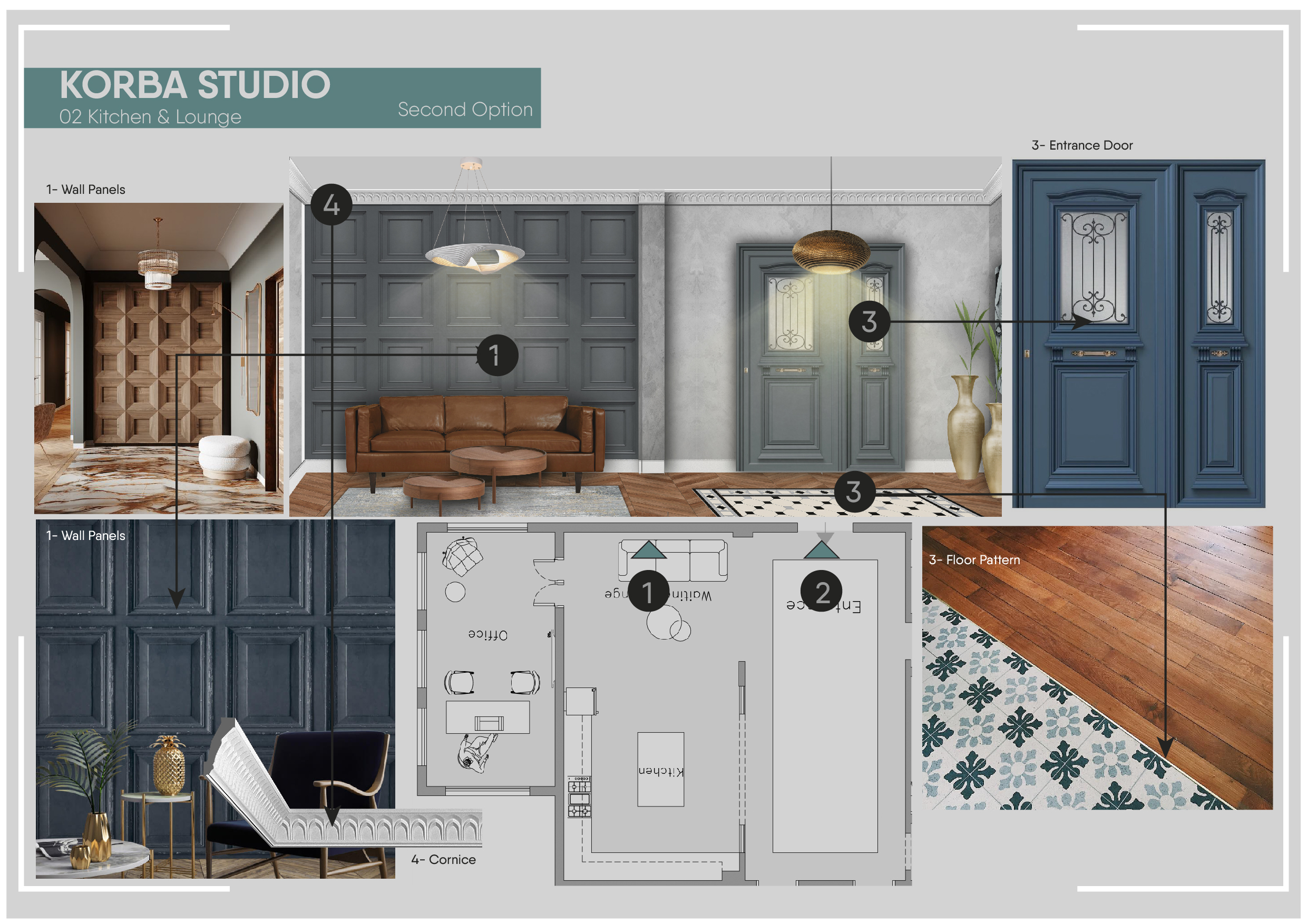 Photography Studio 2D Interior Design & Mood Board-26