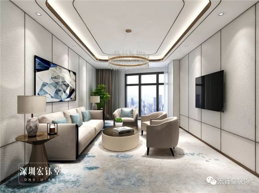 HYT·办公空间|沉稳大气 农商银行办公室装修设计方案-37