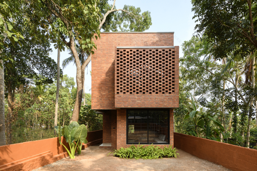 印度窄砖别墅丨Srijit Srinivas  ARCHITECTS-11