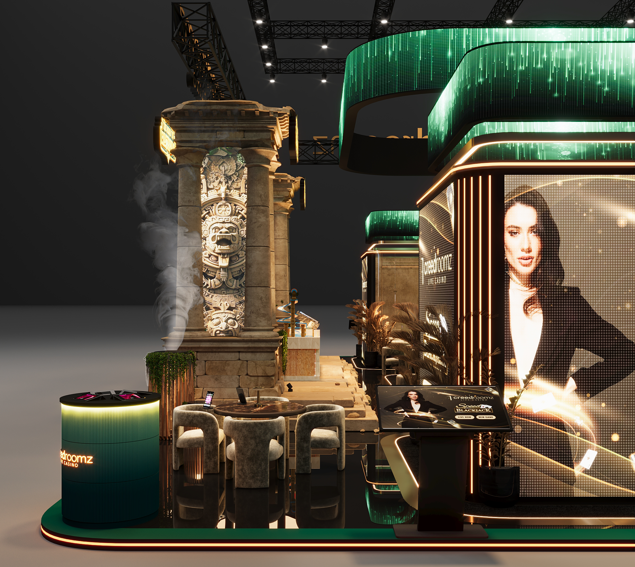 ICE 2026 Creedroomz Stand Design-5