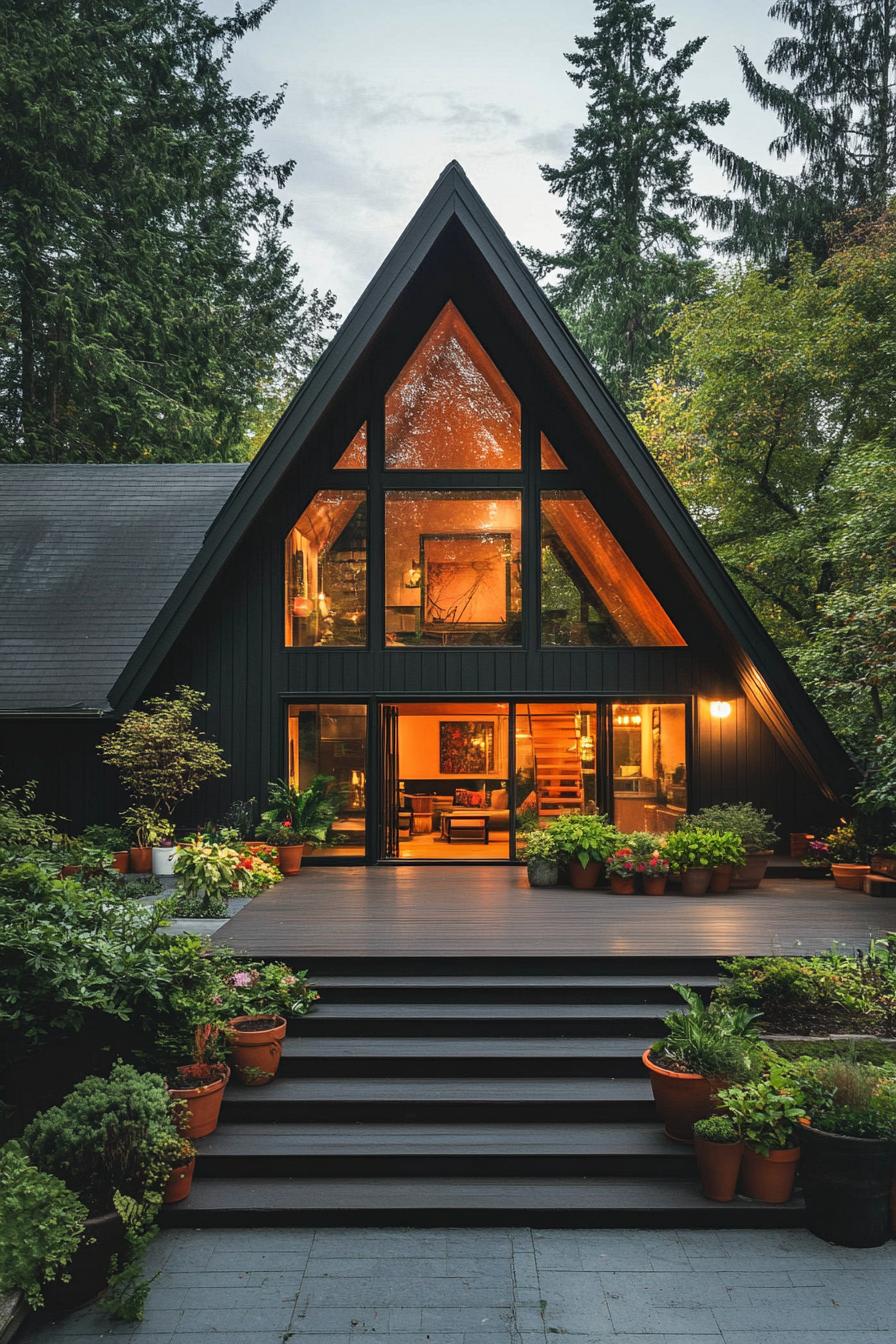 26座Aframe风格自然爱好者小屋丨BuildGreenNewHomes-93