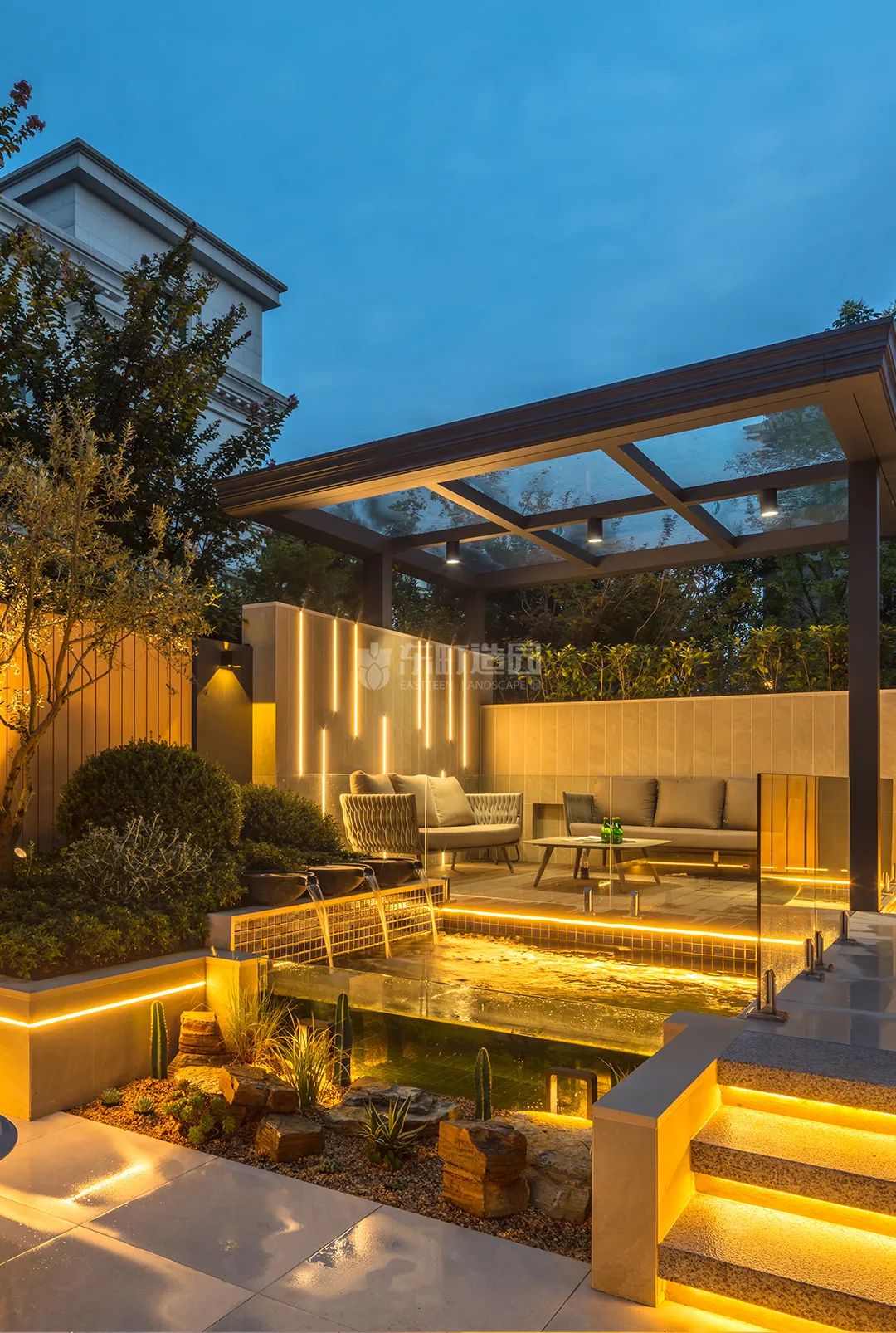 混合式布局庭院设计丨中国上海丨东町设计-7