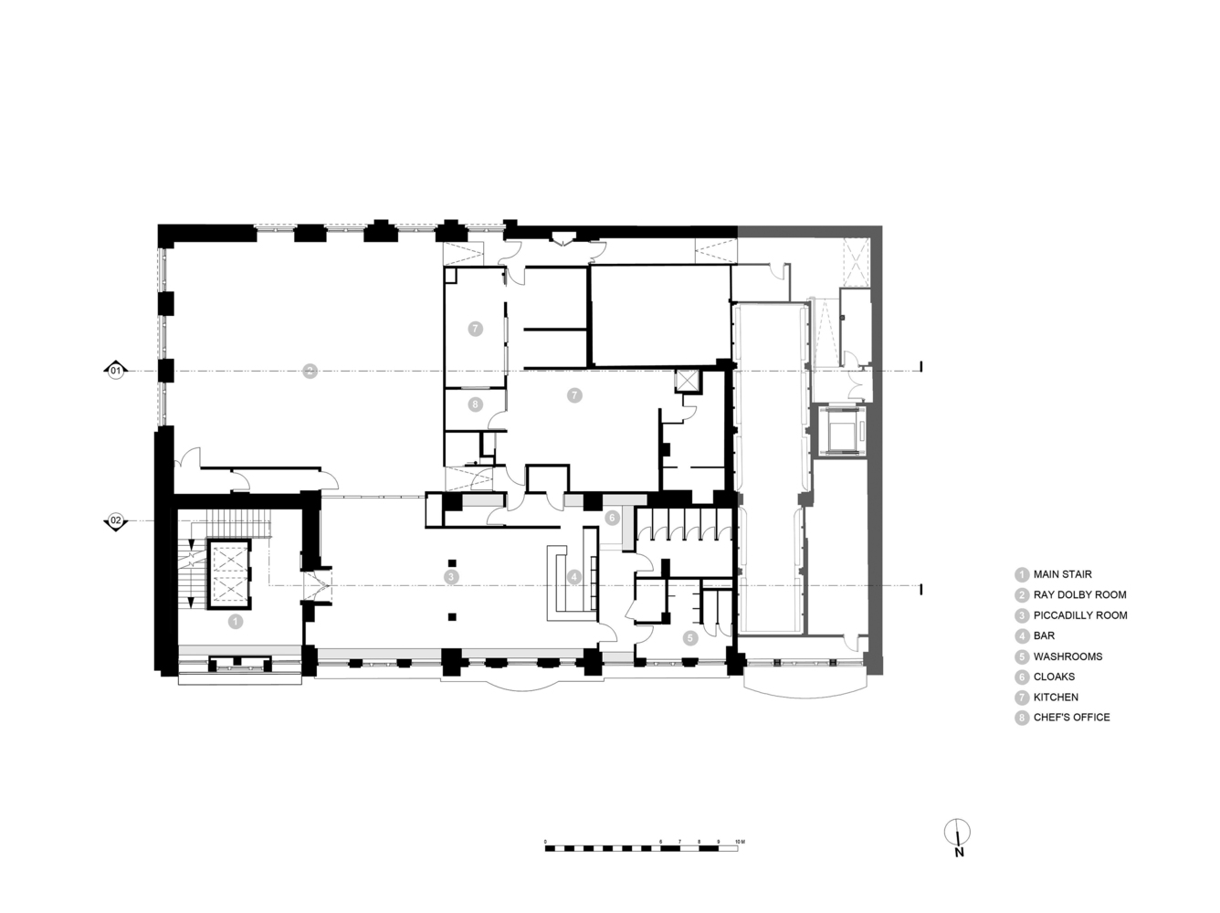 BAFTA 总部焕新丨英国伦敦丨Benedetti Architects-29