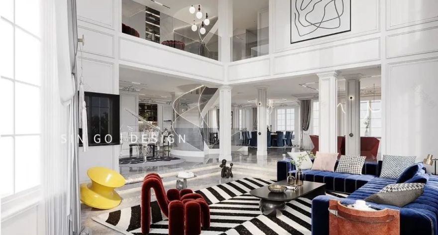 上海世纪珑墅现代黑白灰别墅设计丨中国上海丨武延玲-67