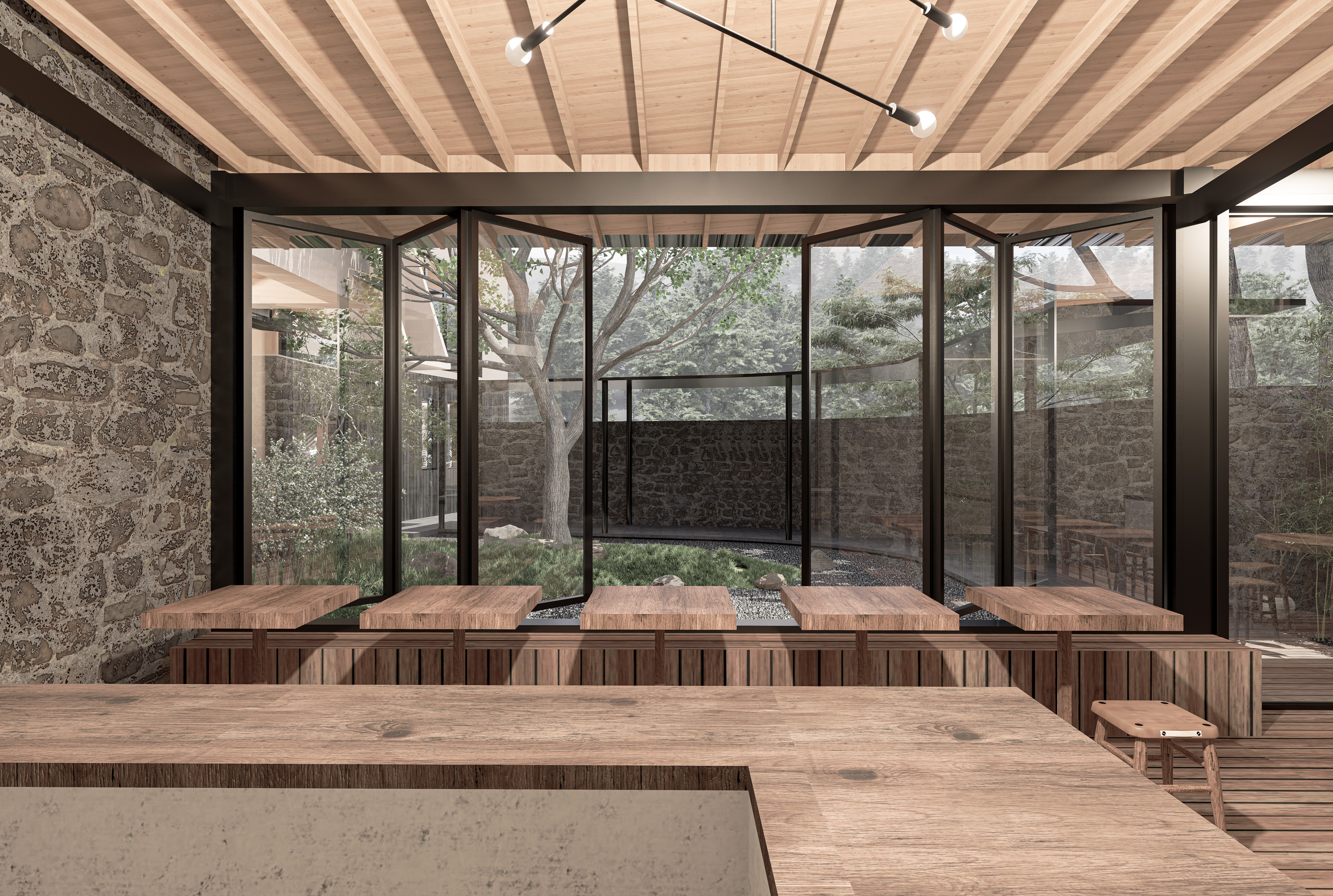 山居 · 海螺沟温泉民宿丨中国四川丨象外建筑设计-25