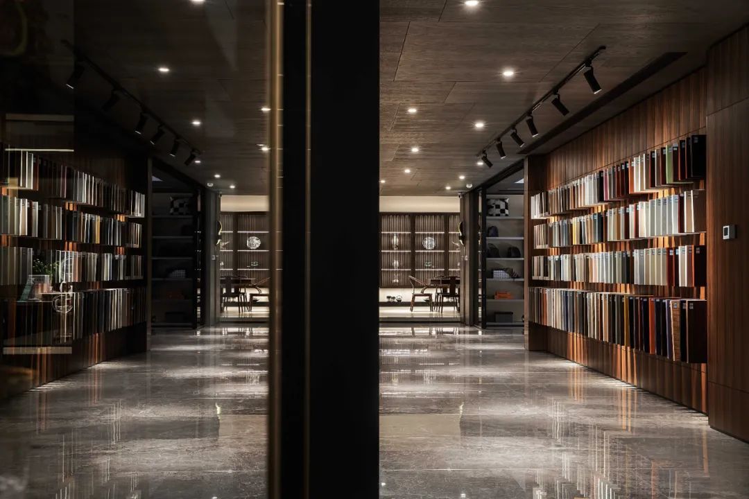 浙江宁波三雄木作展厅 | 木石交织的简约美学空间-56