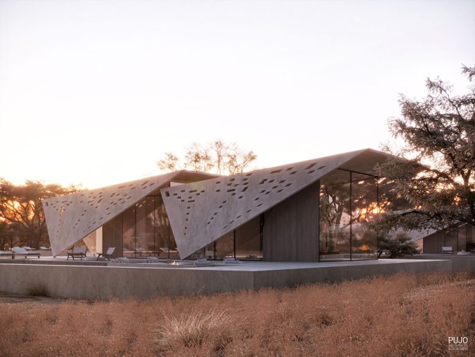 赞比西河岸边未来主义别墅设计丨赞比亚丨Pujo Architects & Designers-34