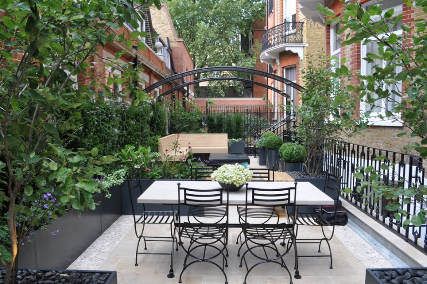 伦敦豪华公寓屋顶露台设计丨英国伦敦丨Aralia Landscape Architects-12