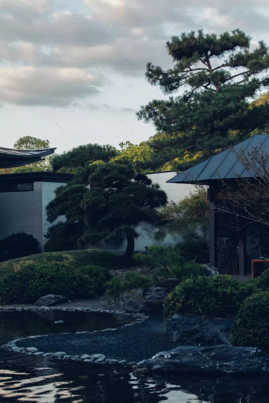 新中式园林之美丨中国上海丨广州观己设计,朗道国际设计,朗庭景观设计-82