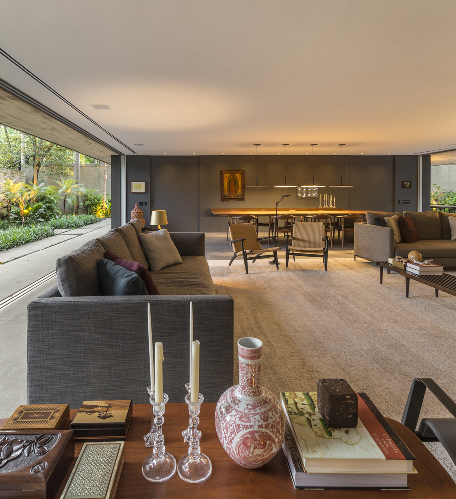 巴西 3V 住宅 | 混凝土与木质的透明对话-30