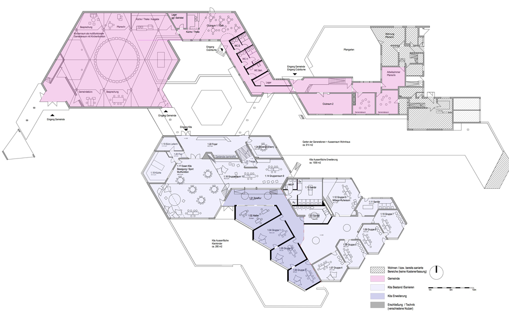 JeremiaKitaerweiterung（耶利米幼儿园扩建项目）丨ff  Architekten,subsolar*-1
