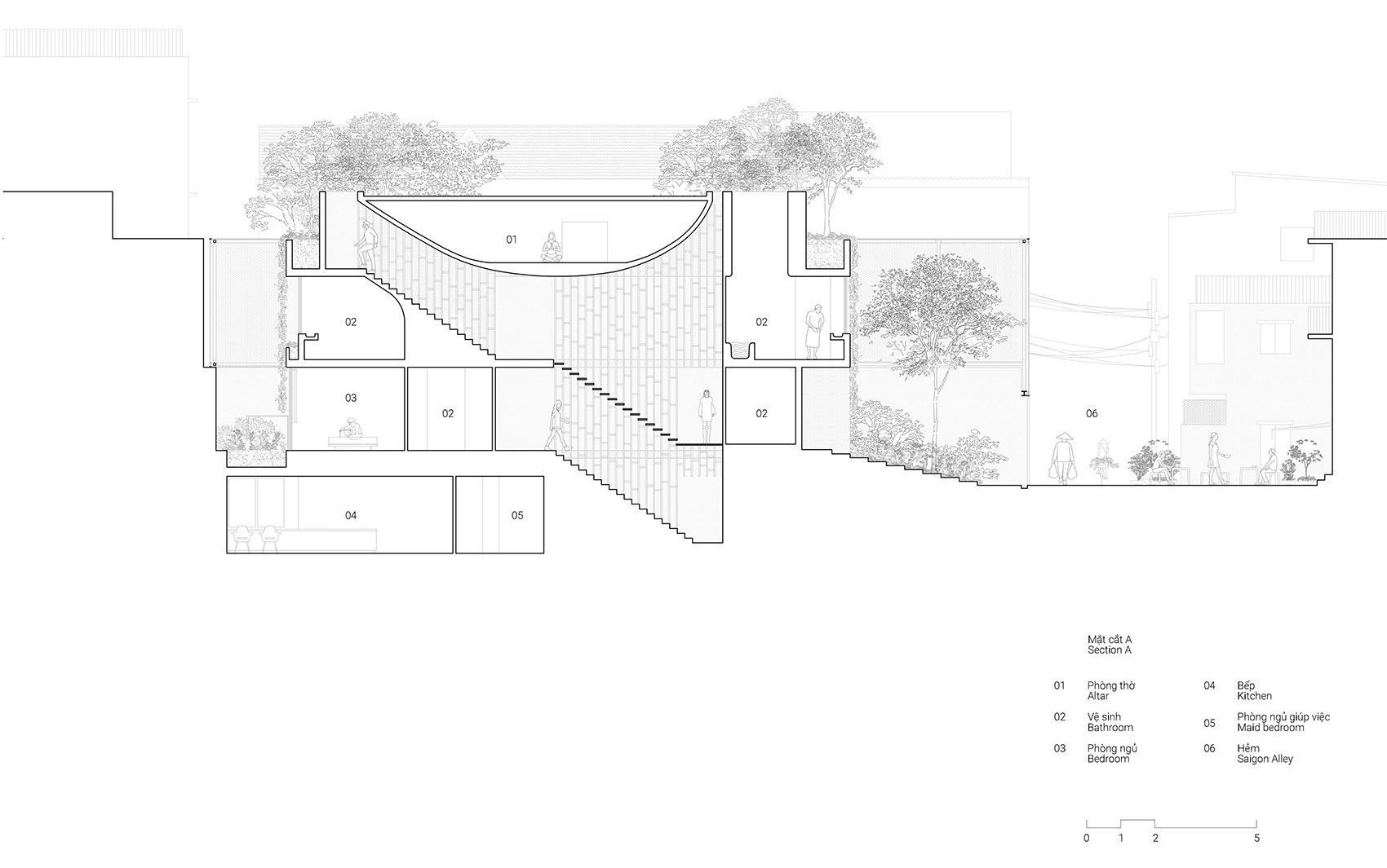 Tan Dinh 别墅丨越南胡志明市丨MIA Design Studio-59