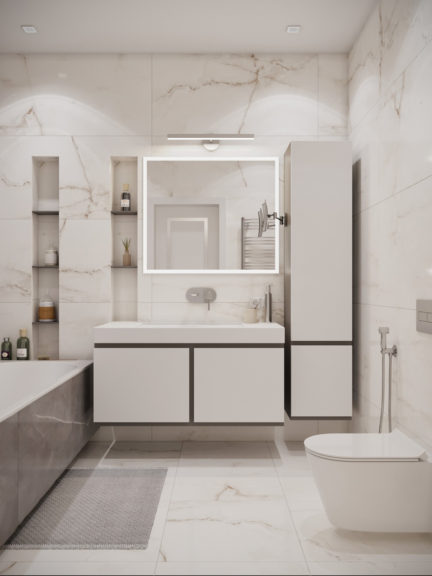 108㎡灰色系住宅设计-17