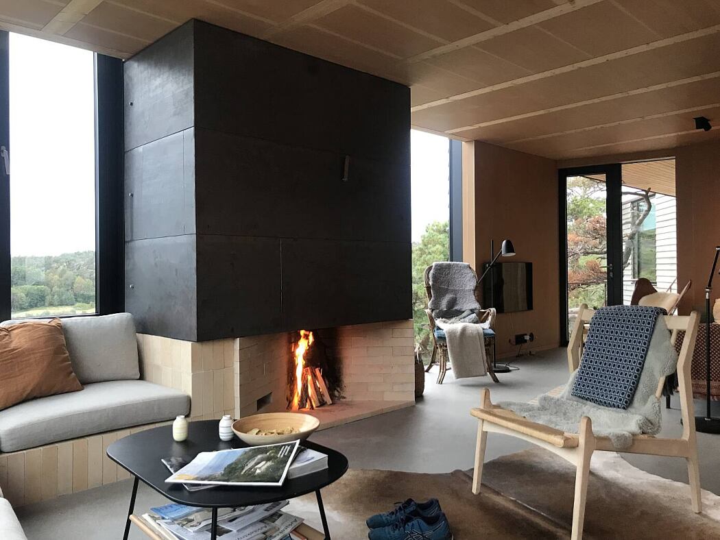 Cabin Herfell 现代夏日小屋丨挪威丨Pushak-3