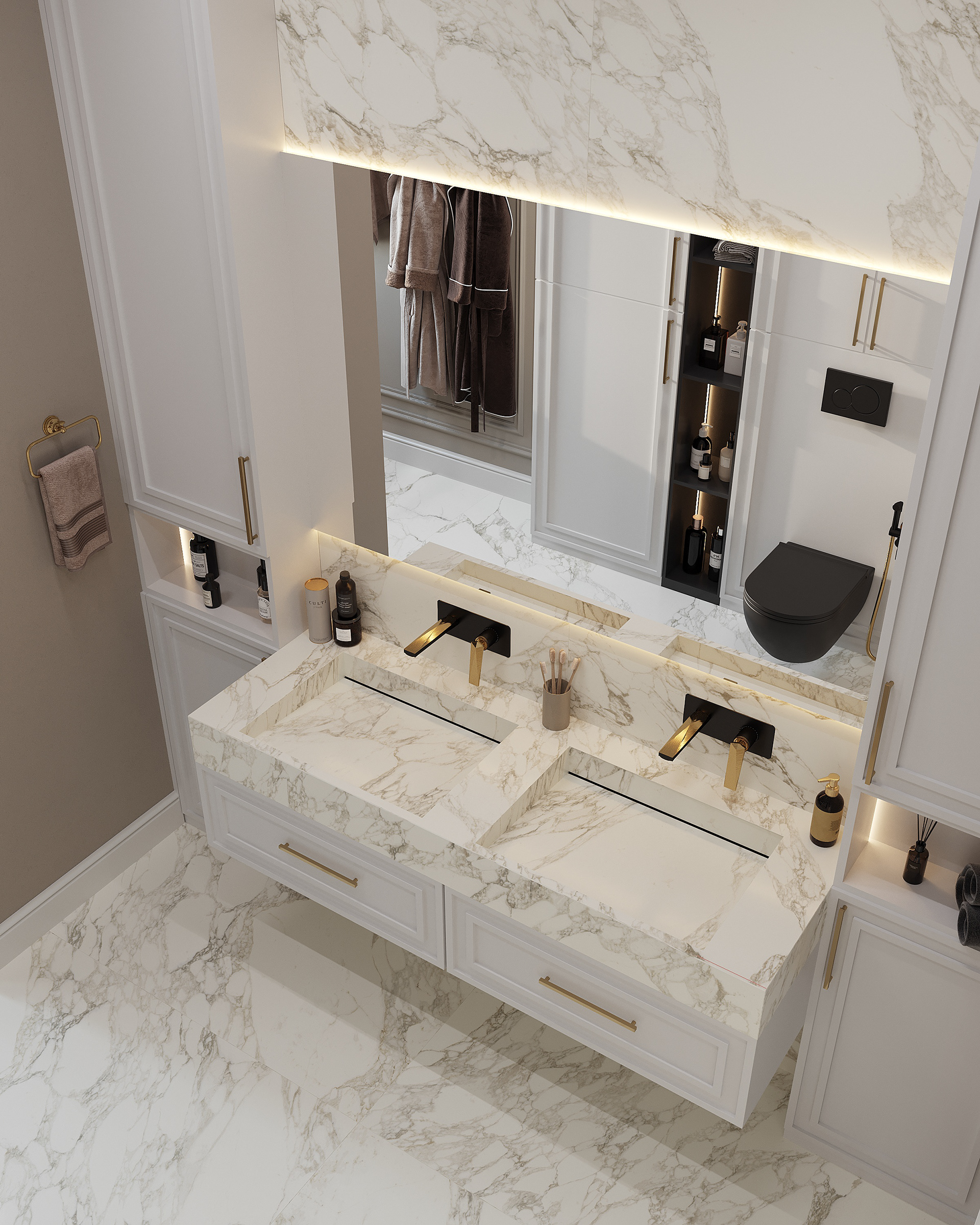 雅罗斯拉夫尔新古典主义别墅丨俄罗斯莫斯科丨WHITE SKILL STUDIO-42