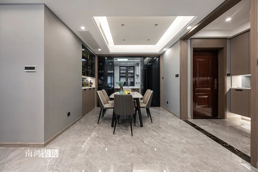 学成府 128㎡现代风格大平层设计丨浙江南鸿装饰-16