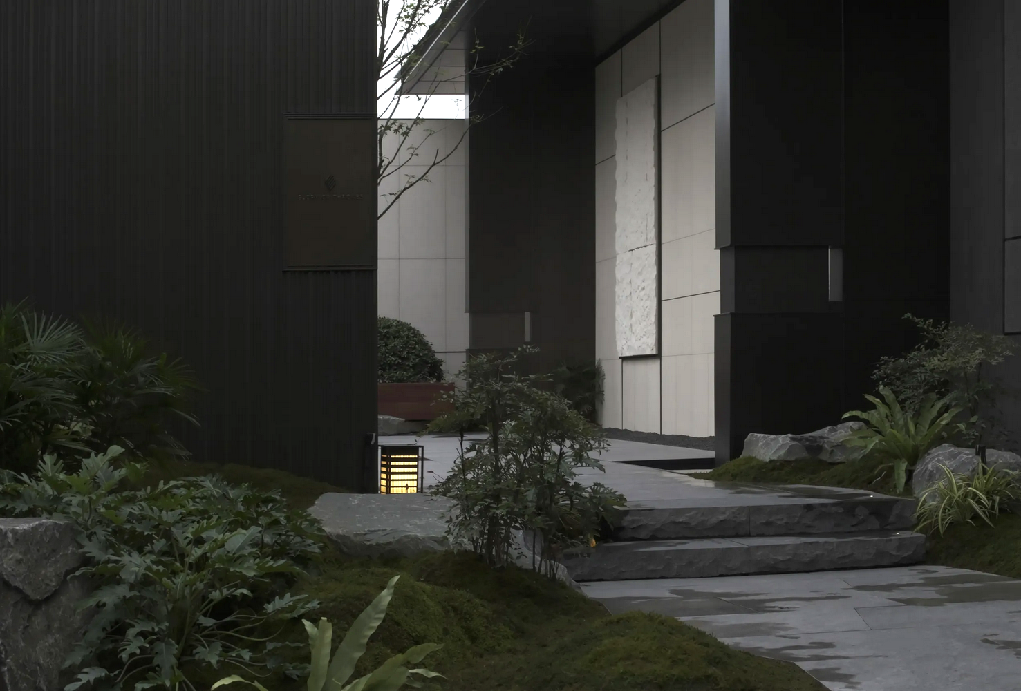 佛山龙湖御湖境示范区景观SU模型-7