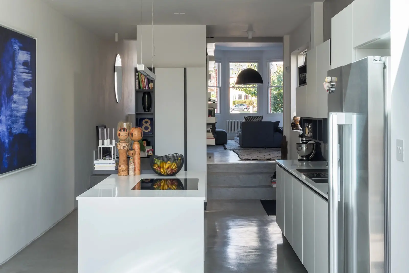 伦敦附近维多利亚式住宅的现代改造-4