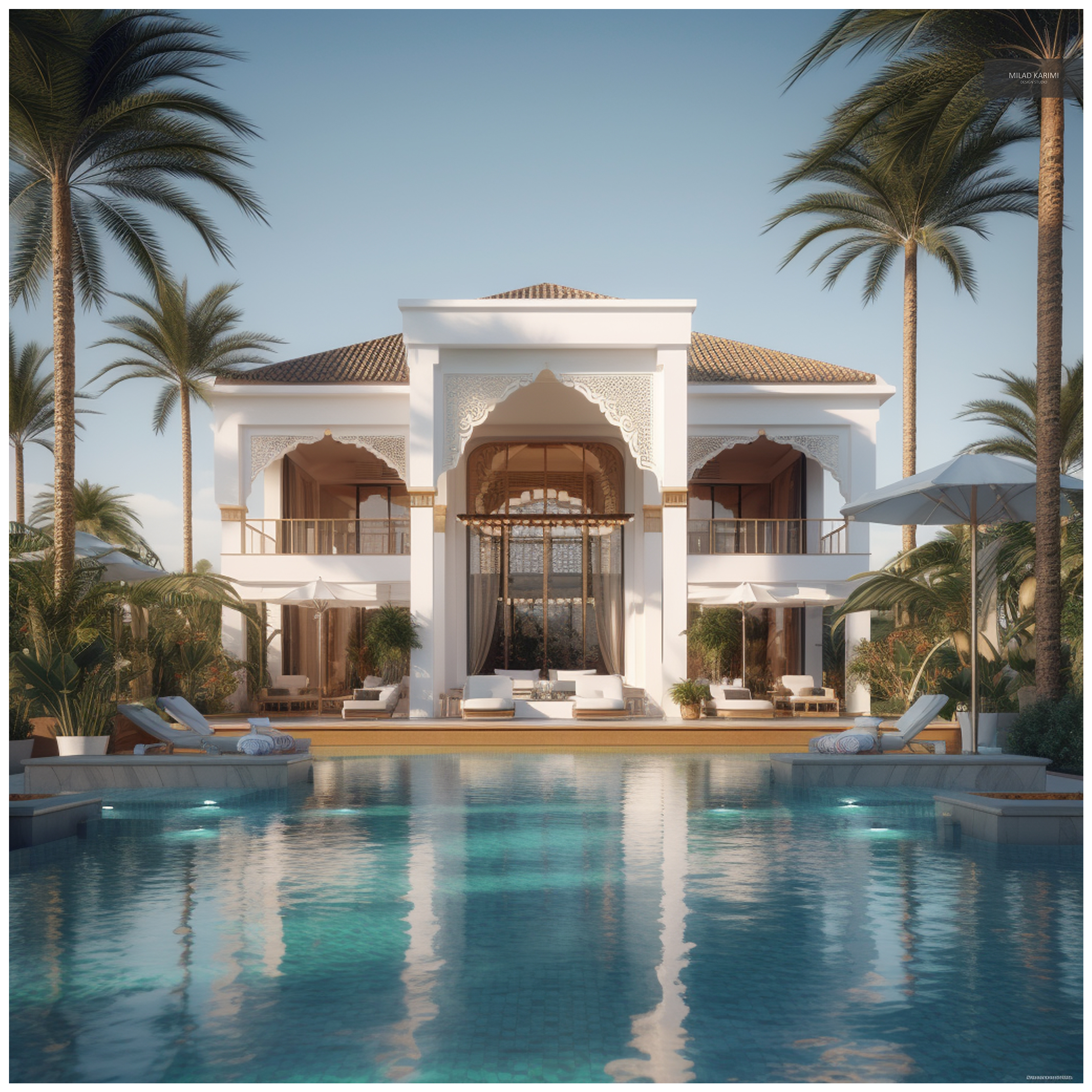 Arabian Palace Exterior Design Part 01-6