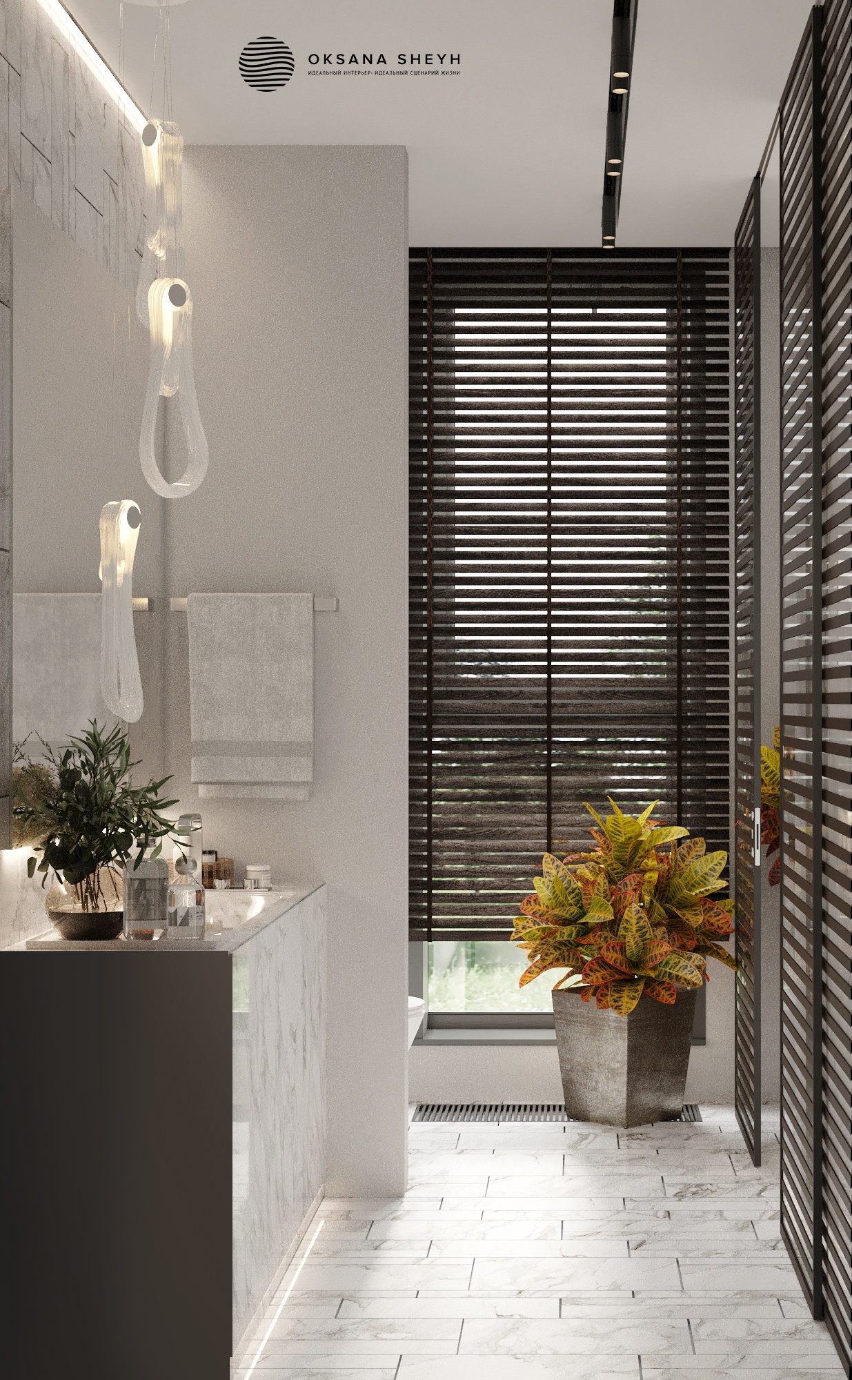 Marble laundry room-9