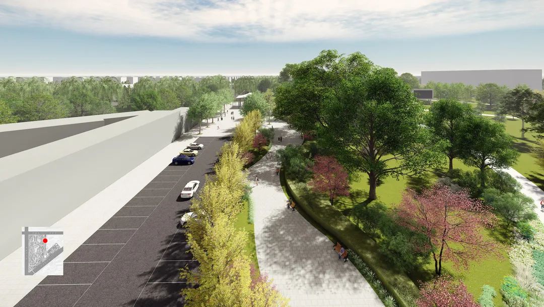 房山府前广场“拆栏透绿”改造丨中国北京丨房山区园林绿化局-41