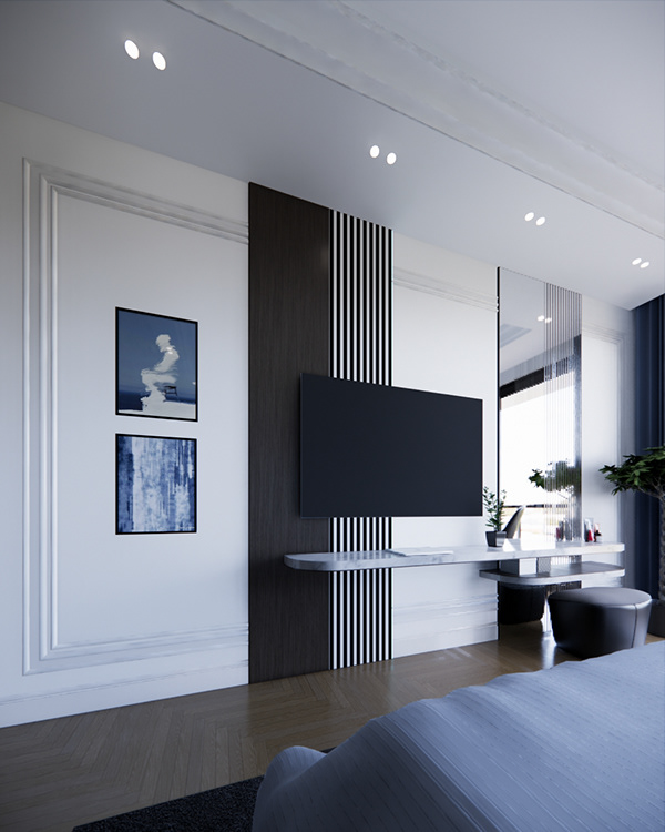 主卧室设计丨阿尔及利亚丨SAHLI FATEN-13