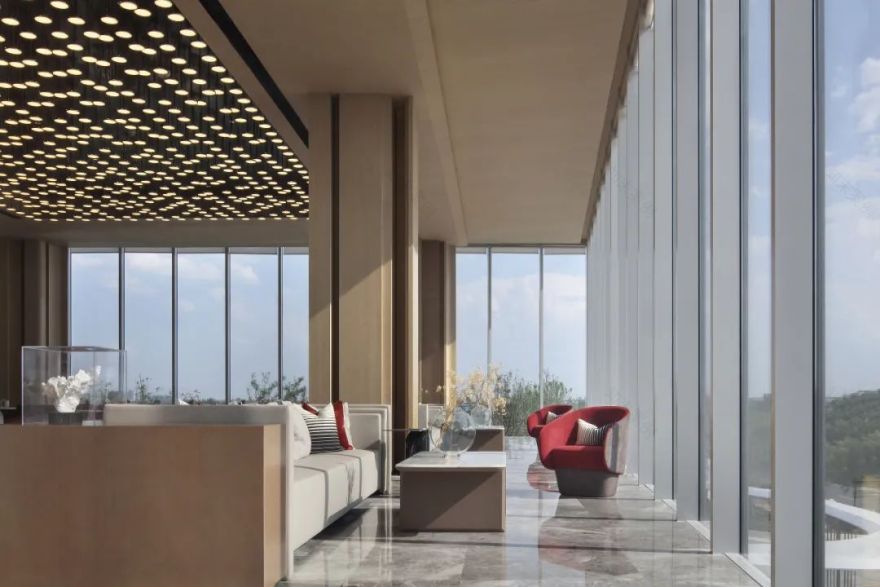 协信天骄观澜售楼处 | 水光之韵,自然之美-21