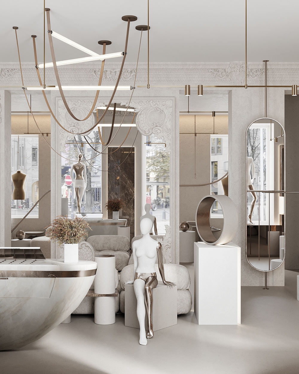 极简主义办公室秀场丨Alina Larionova-4