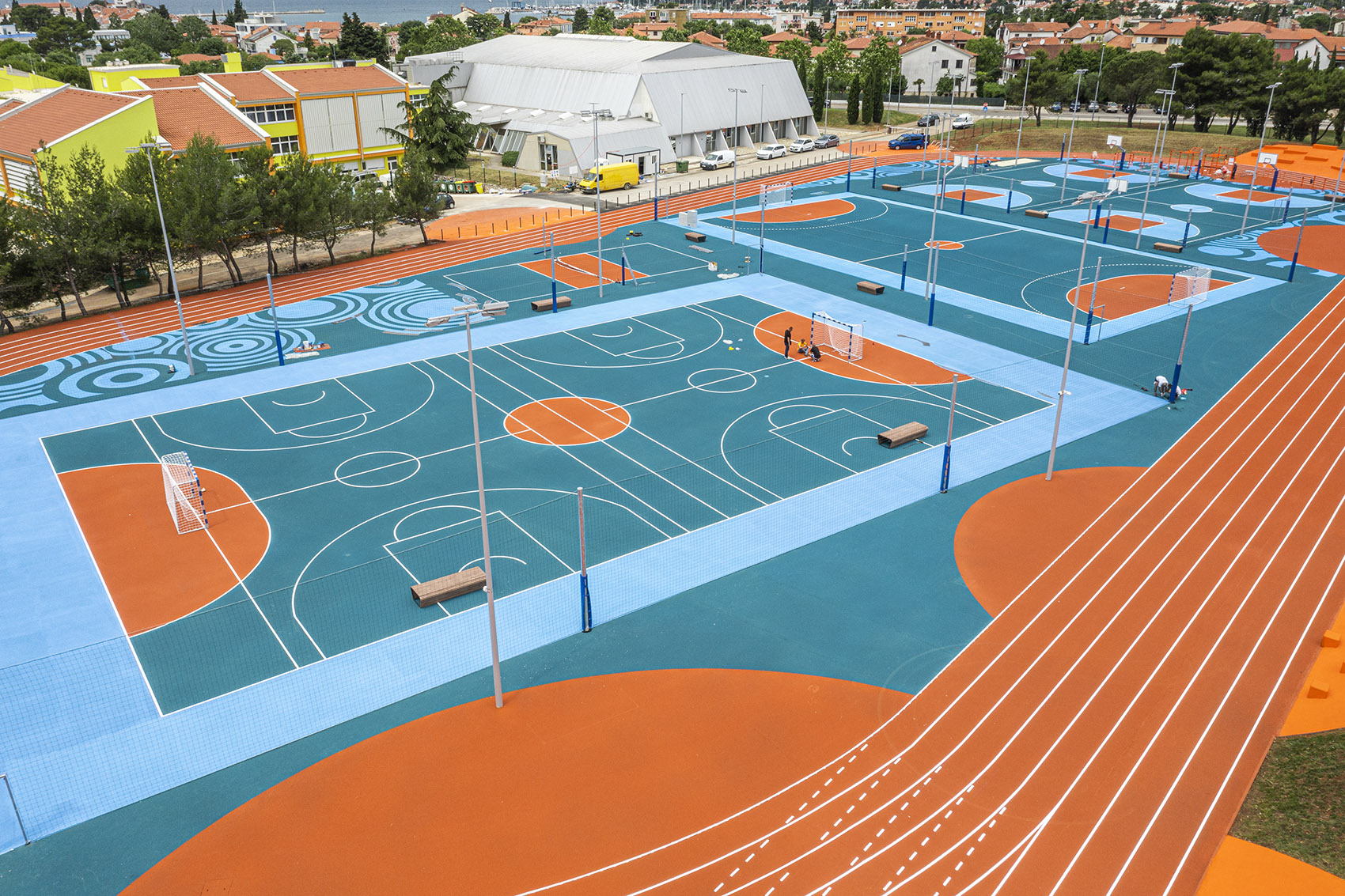 克罗地亚 Marija i Lina 小学运动场丨Nenad Marić-32