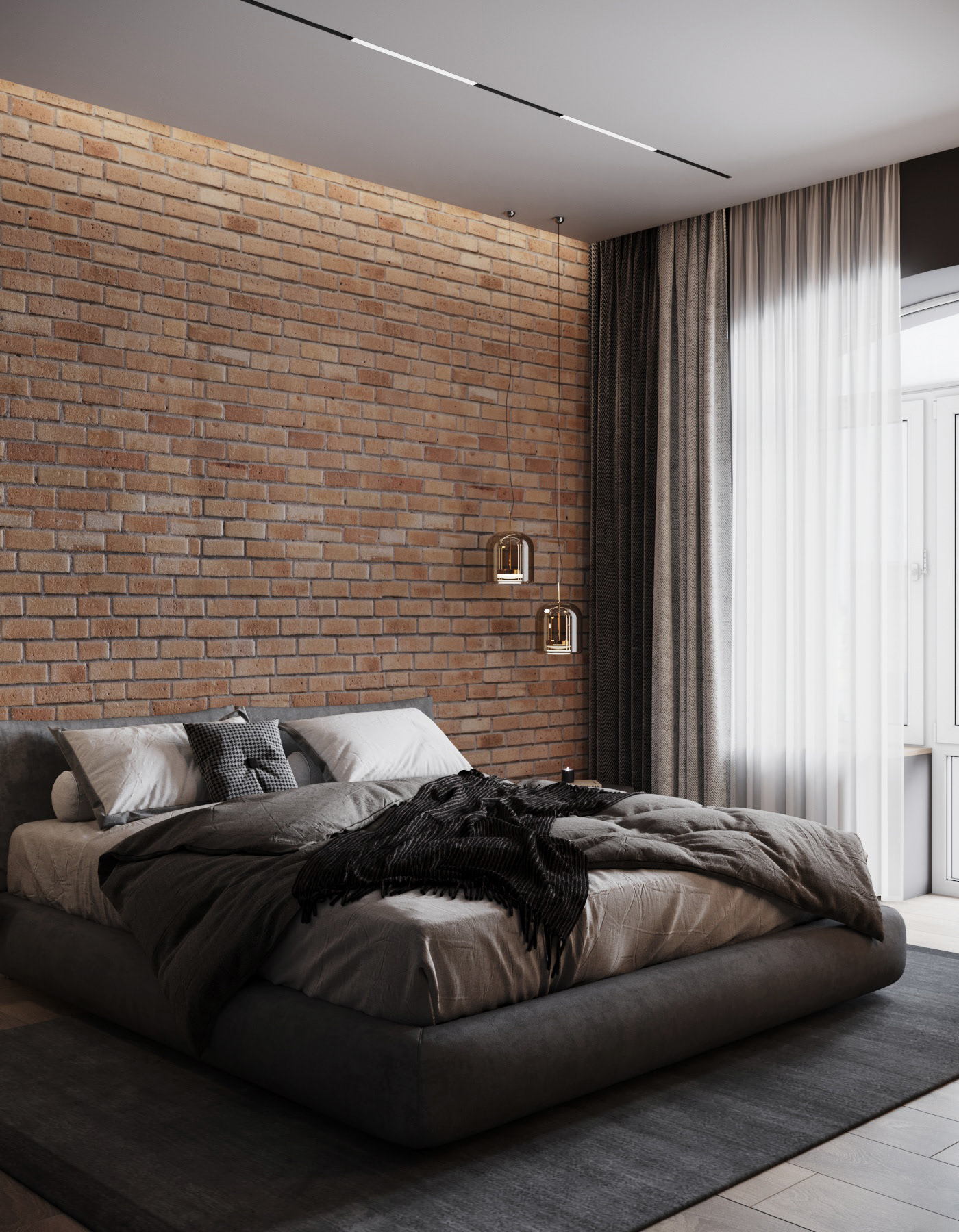 原木与灰色 打造舒适温暖的居住空间                     -19