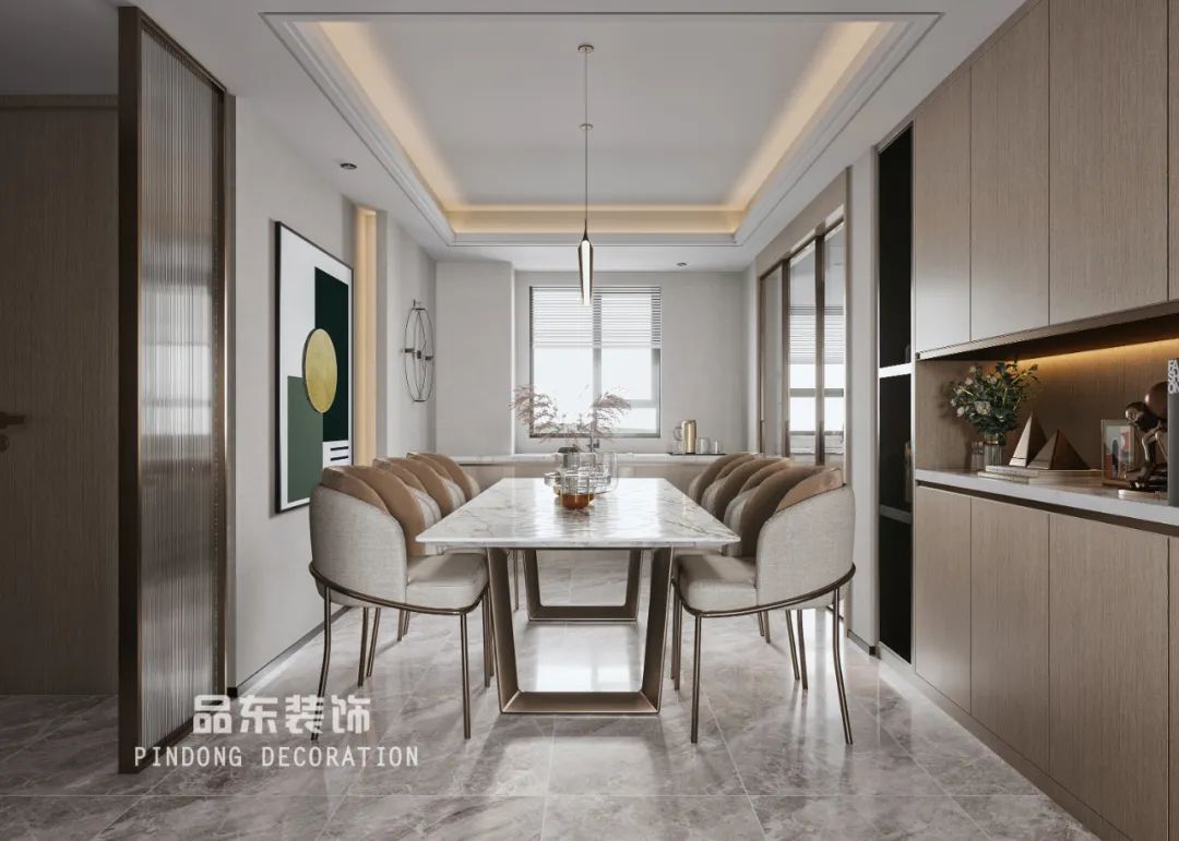 现代简约风格的艺术生活空间丨中国台州丨品东装饰-145