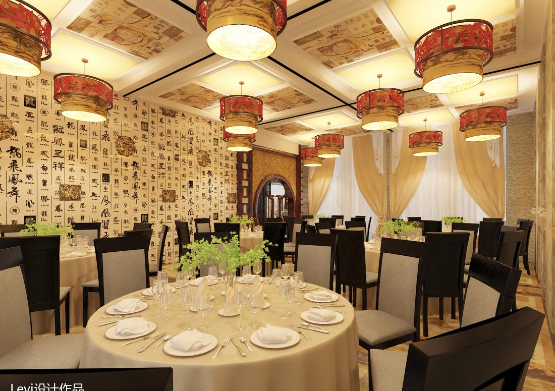 
现代中式餐饮空间设计 -15