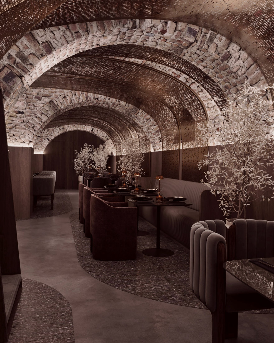 米兰多莫寿司店丨室内设计师Ashley Gadeova,Naos建筑公司-57