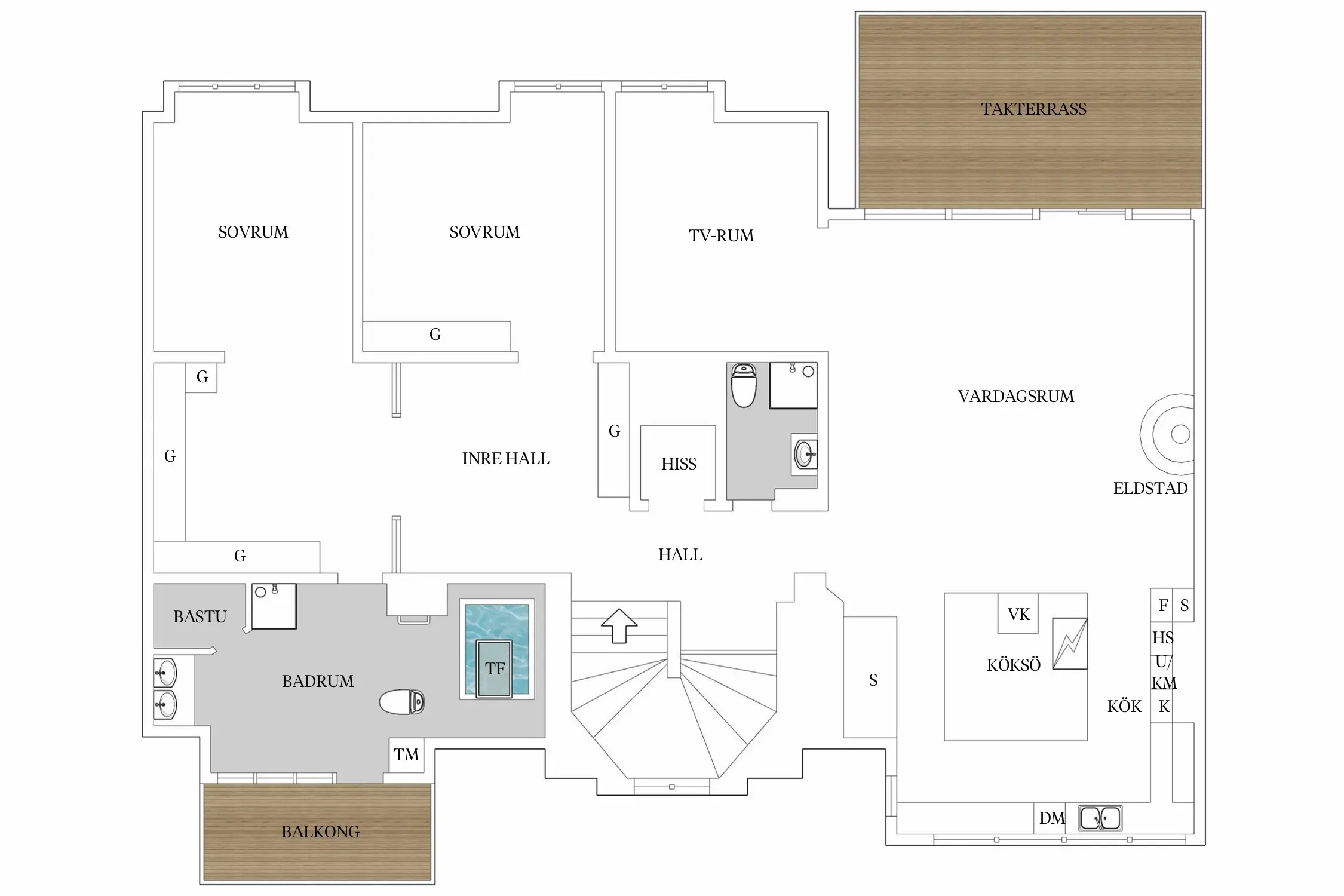 瑞典哥德堡全景顶层公寓设计-26