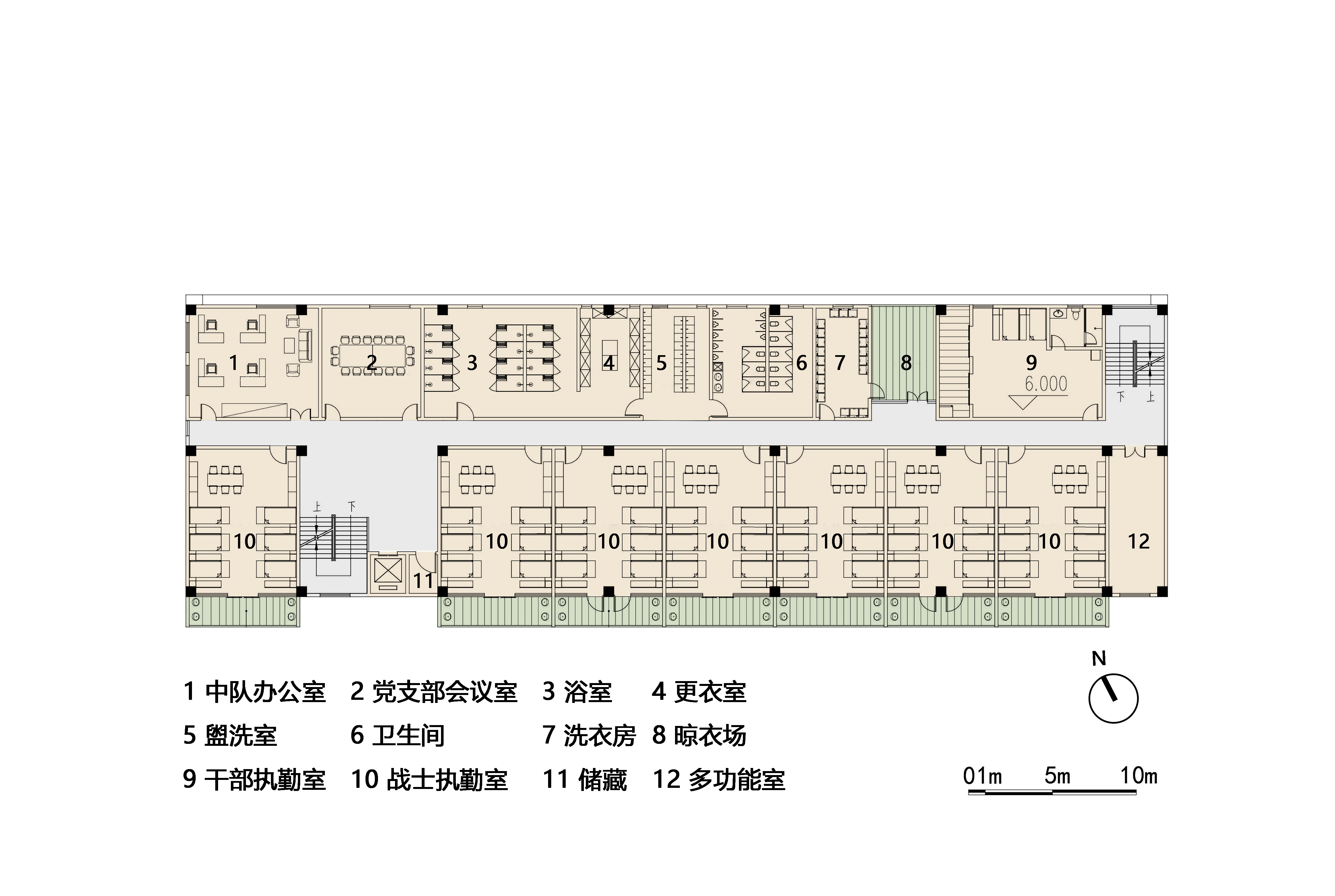 深圳大万消防站 / 深大建筑设计院“钟中+钟波涛”工作室-22