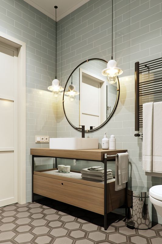 Квартиры студии в современном стиле, 5 проектов - Фото интерьеров-46