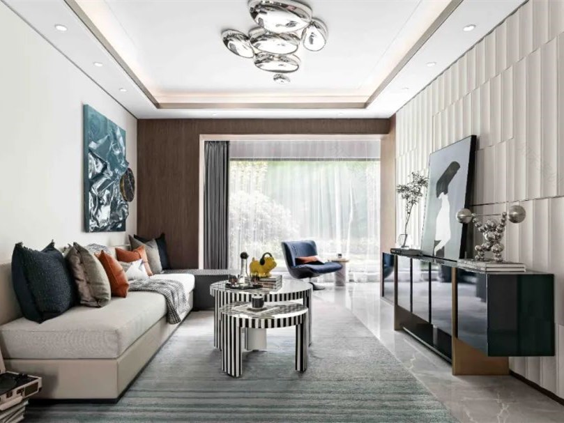 洛阳现代轻奢风的住宅-4