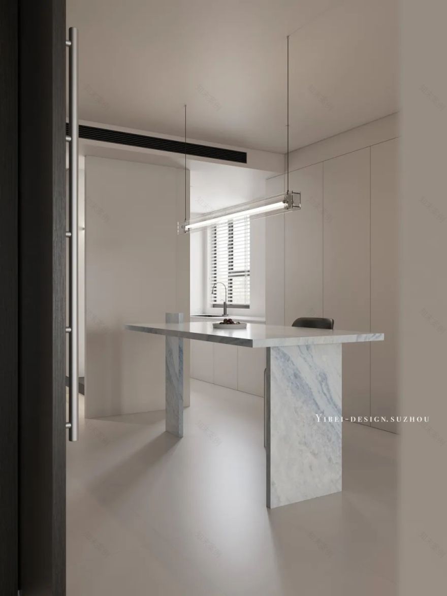 极简白极致美家装设计丨中国苏州丨YIBEI DESIGN-16