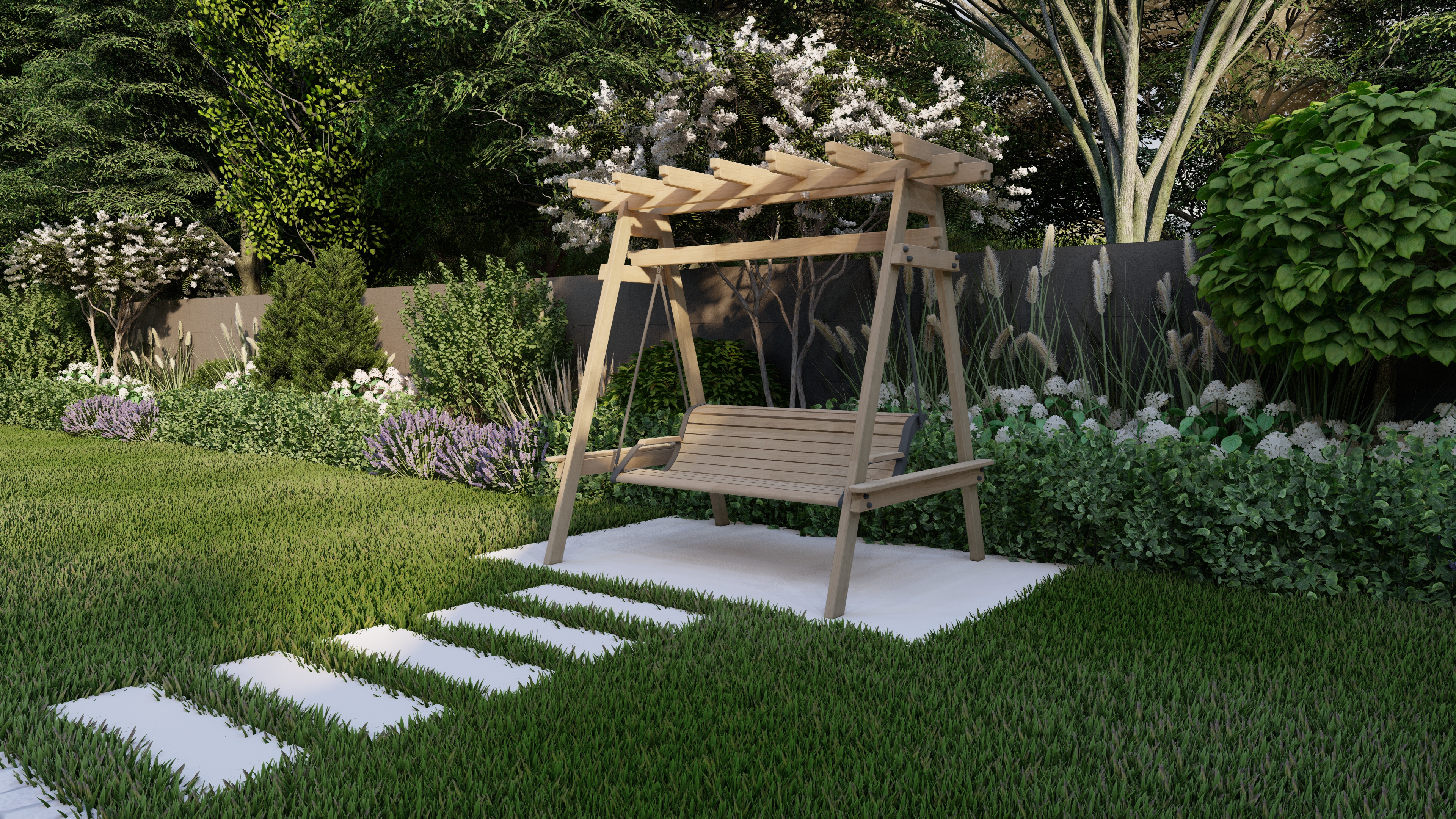 Дизайн-проект частного участка 11 соток-3