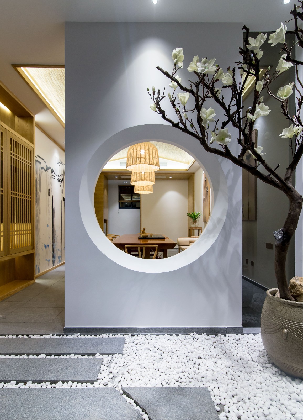 水墨江南韵 · 金墨斗装饰茶室设计-1