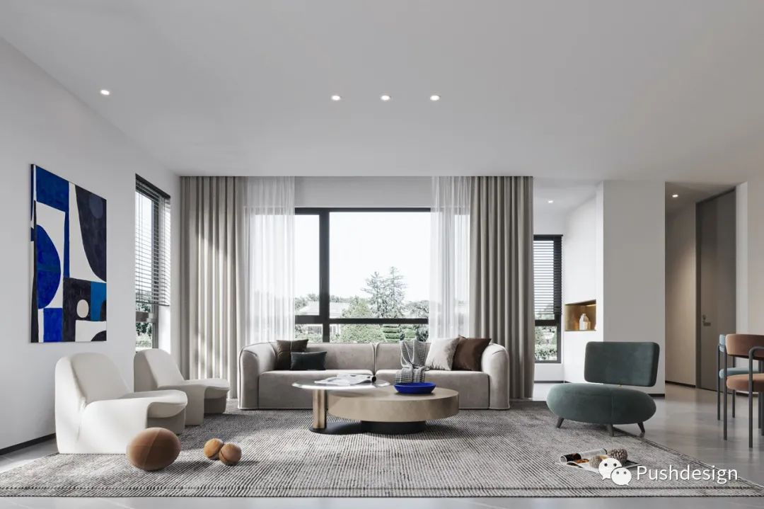 现代别墅 · 艺术共鸣与实用美学的完美结合丨DANIEL ZHAO|赵丹-13