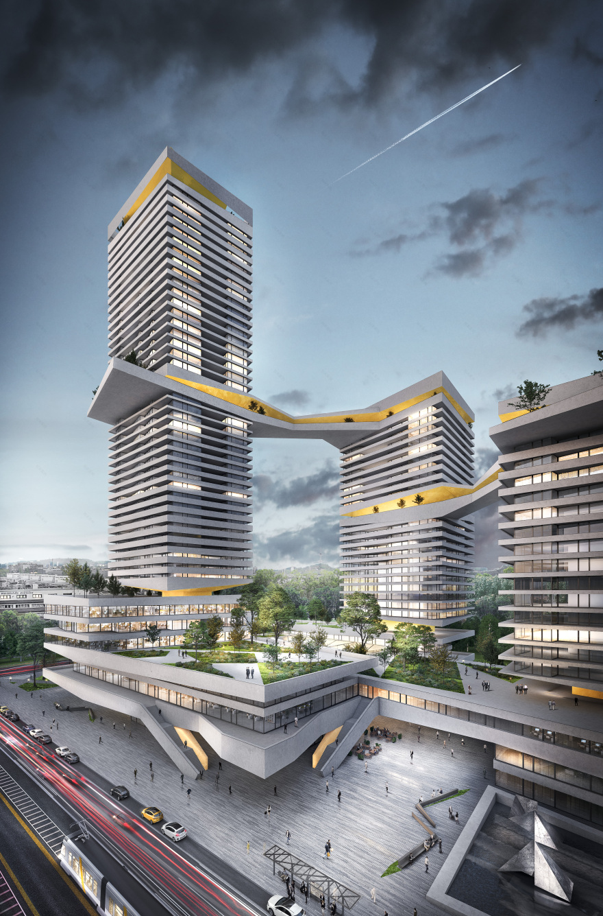 多层次共享空间 | ZIZKOV CENTER 的垂直城市设计-16