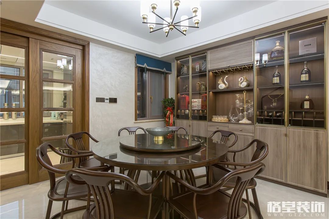 常山浅水湾 92#中式美墅设计丨格堂装饰-10