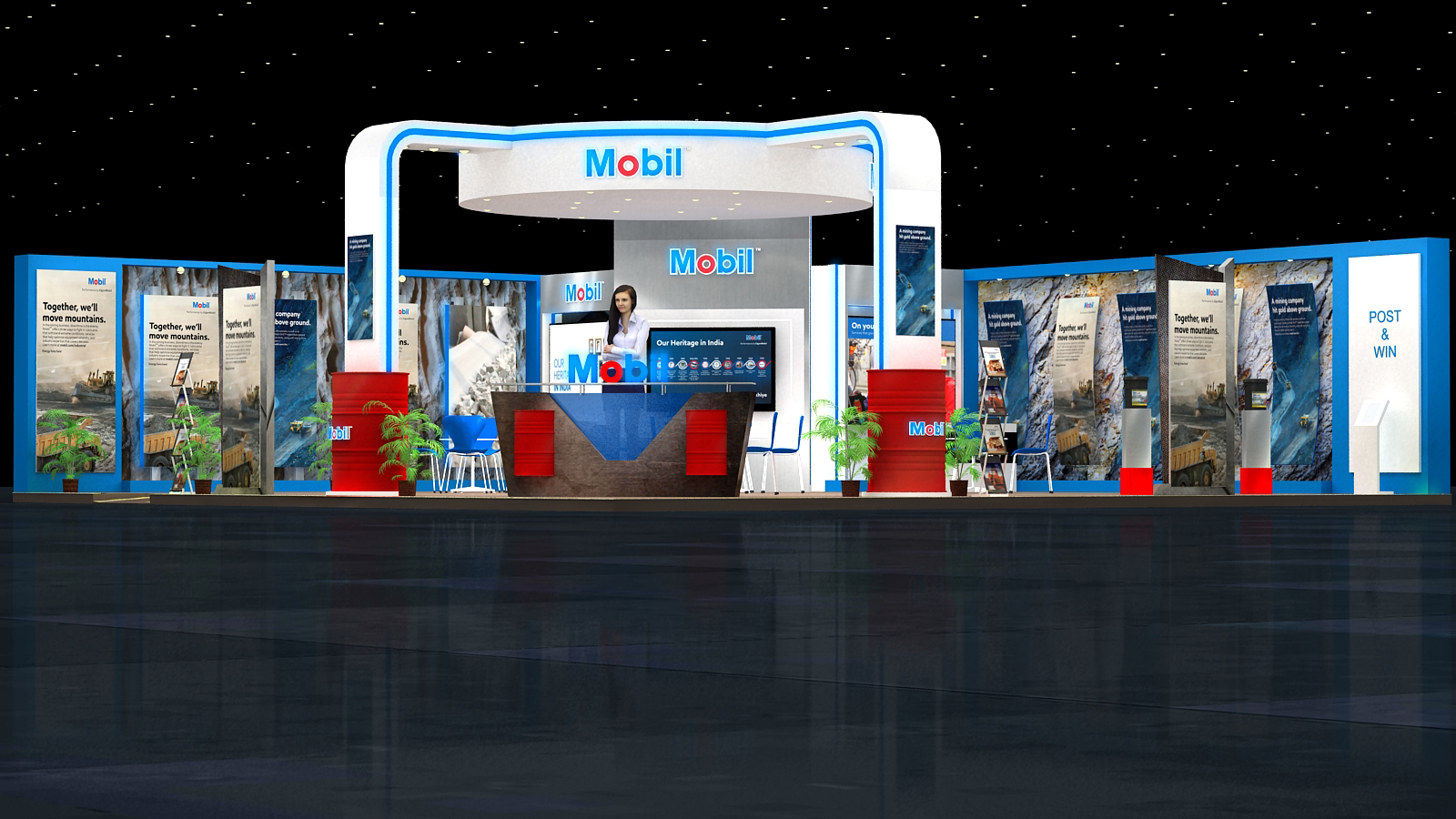 EXXON MOBIL STAND 8TH IME 2019 WEST BENGAL-1