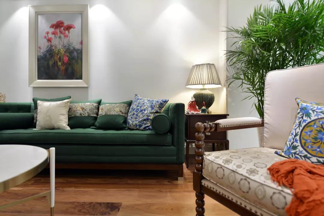 昆明装修公司恒阁装饰|130㎡优雅绚丽美式，把彩云之南的美装进她的家中-5