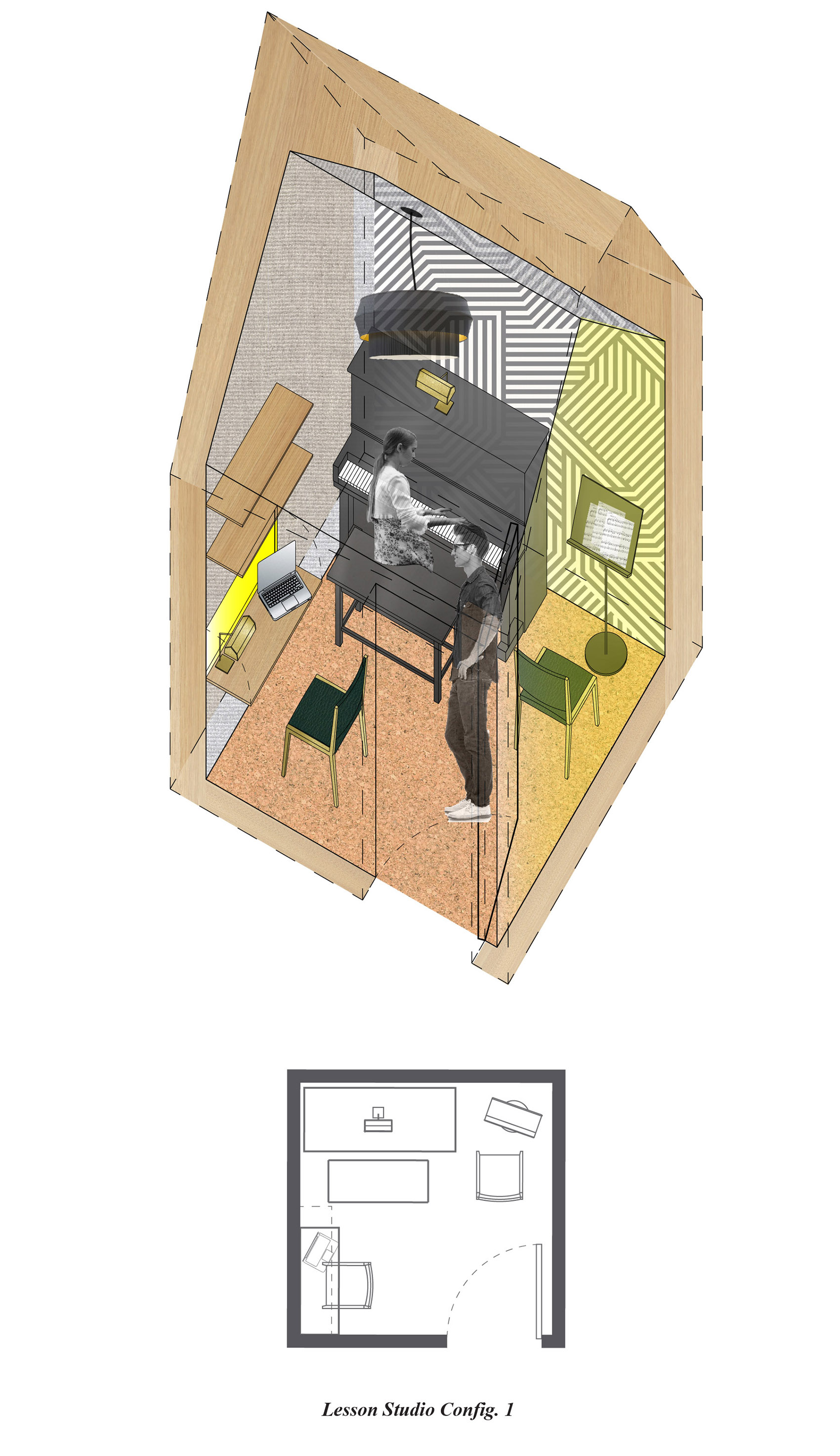好莱坞大道上的 Silverlake 音乐学校，洛杉矶 / Bestor Architecture-26