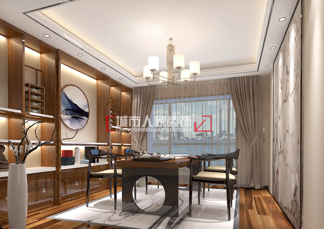 150㎡美式风格,打造城市中的自然角落-9