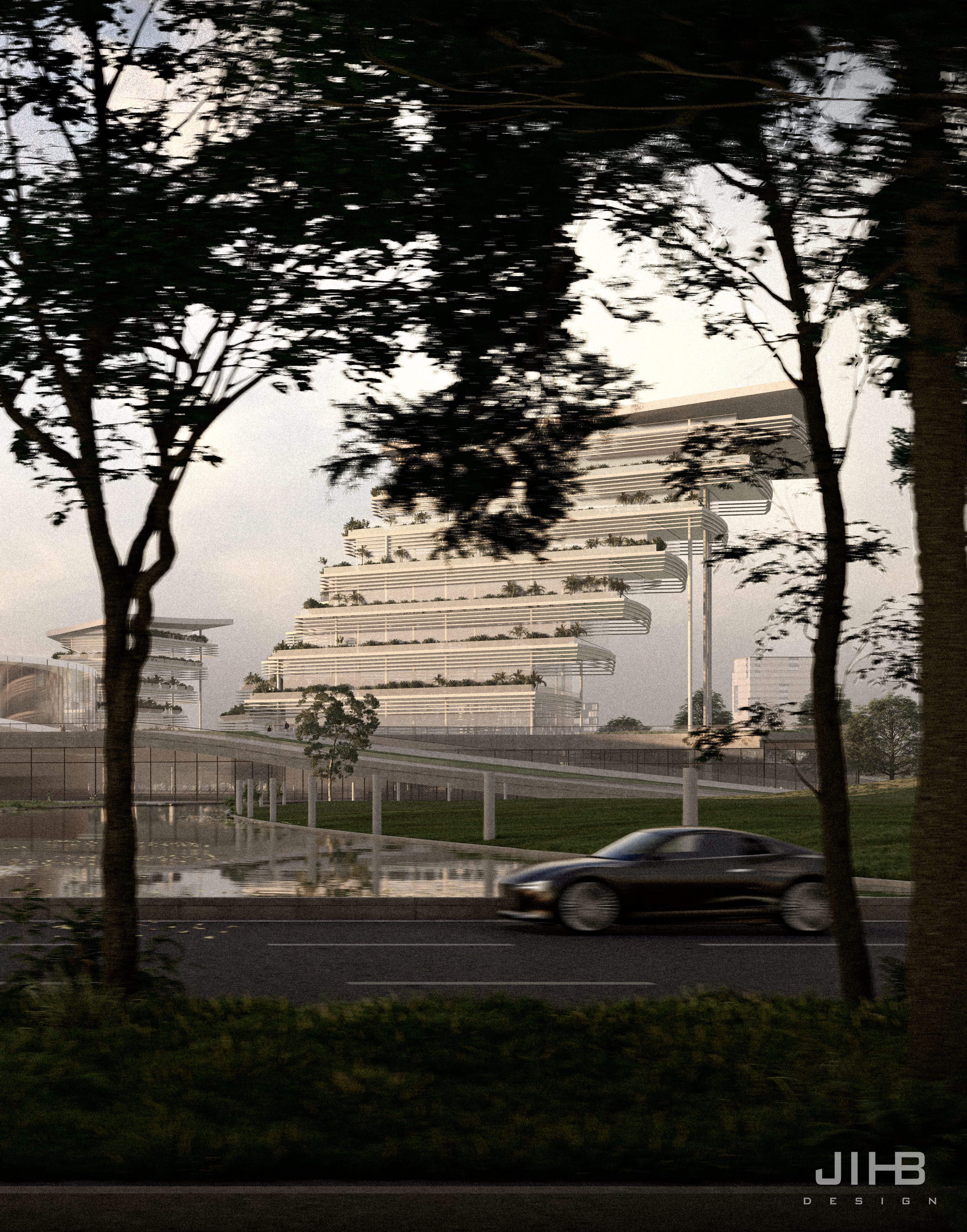 “回到未来”覆土建筑城市规划馆丨环境设计专业-13