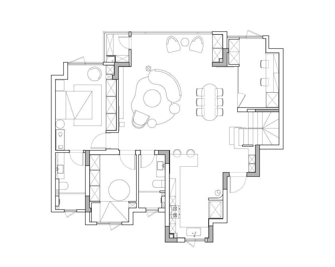【新作】200方轻法式复古的顶跃设计，清冷文艺感拉满！-31