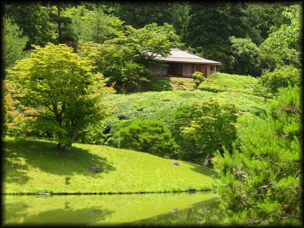 修学院离宫上离宫,隣雲亭与浴龍池-16